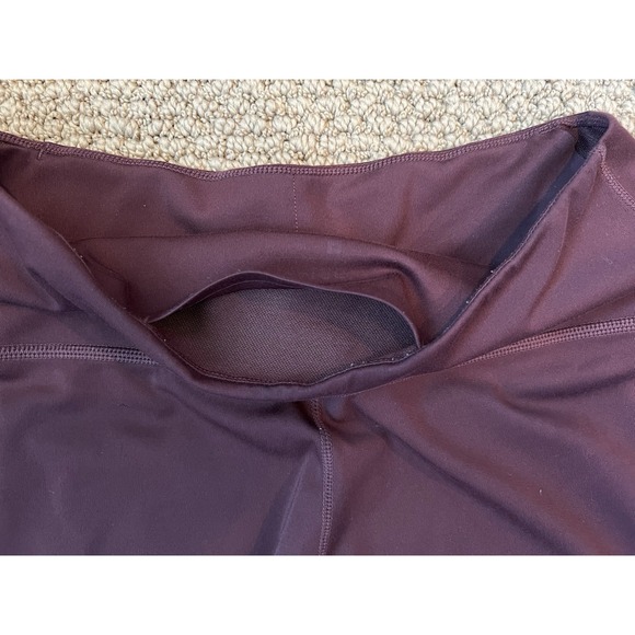 Nike Leggings Women's Medium Dri-Fit Maroon Burgundy - Picture 4 of 4